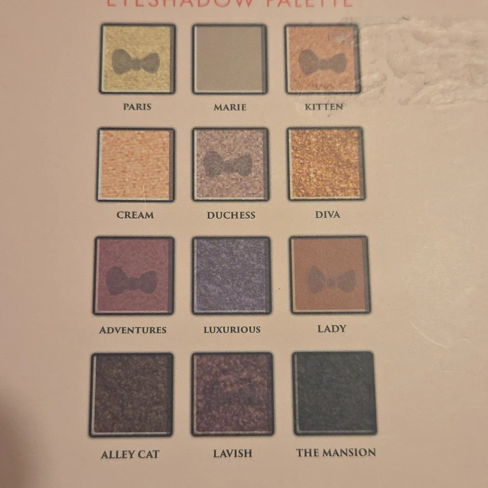 Nwt Disney Pink and Beige Kitten Eyeshadow Palette